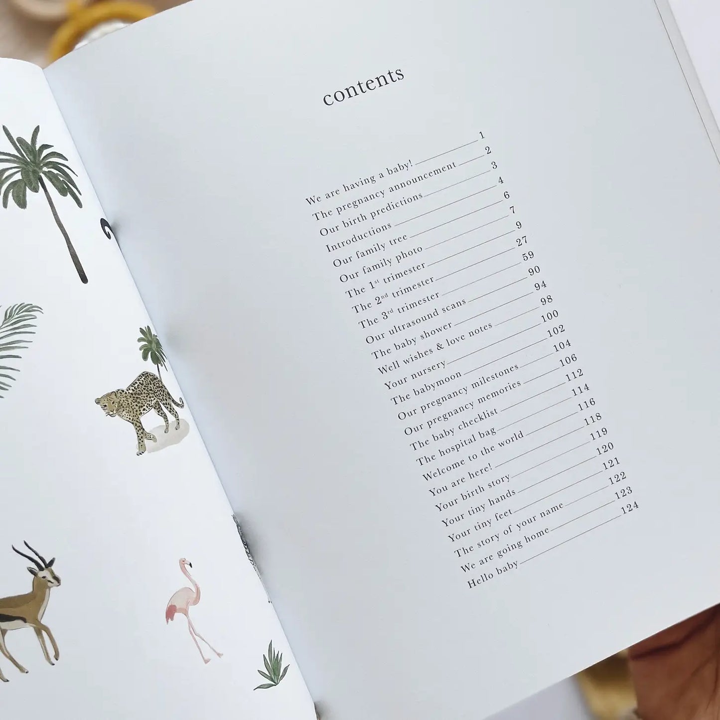 Pregnancy Journal (Jungle) - Parents To Be Record Book Gift