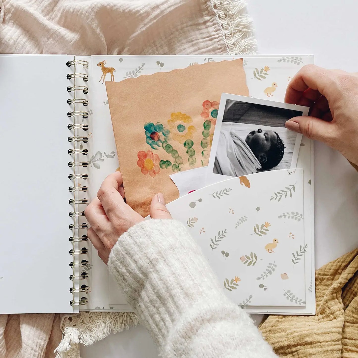 My Baby Book - Animals and Gold Foiling