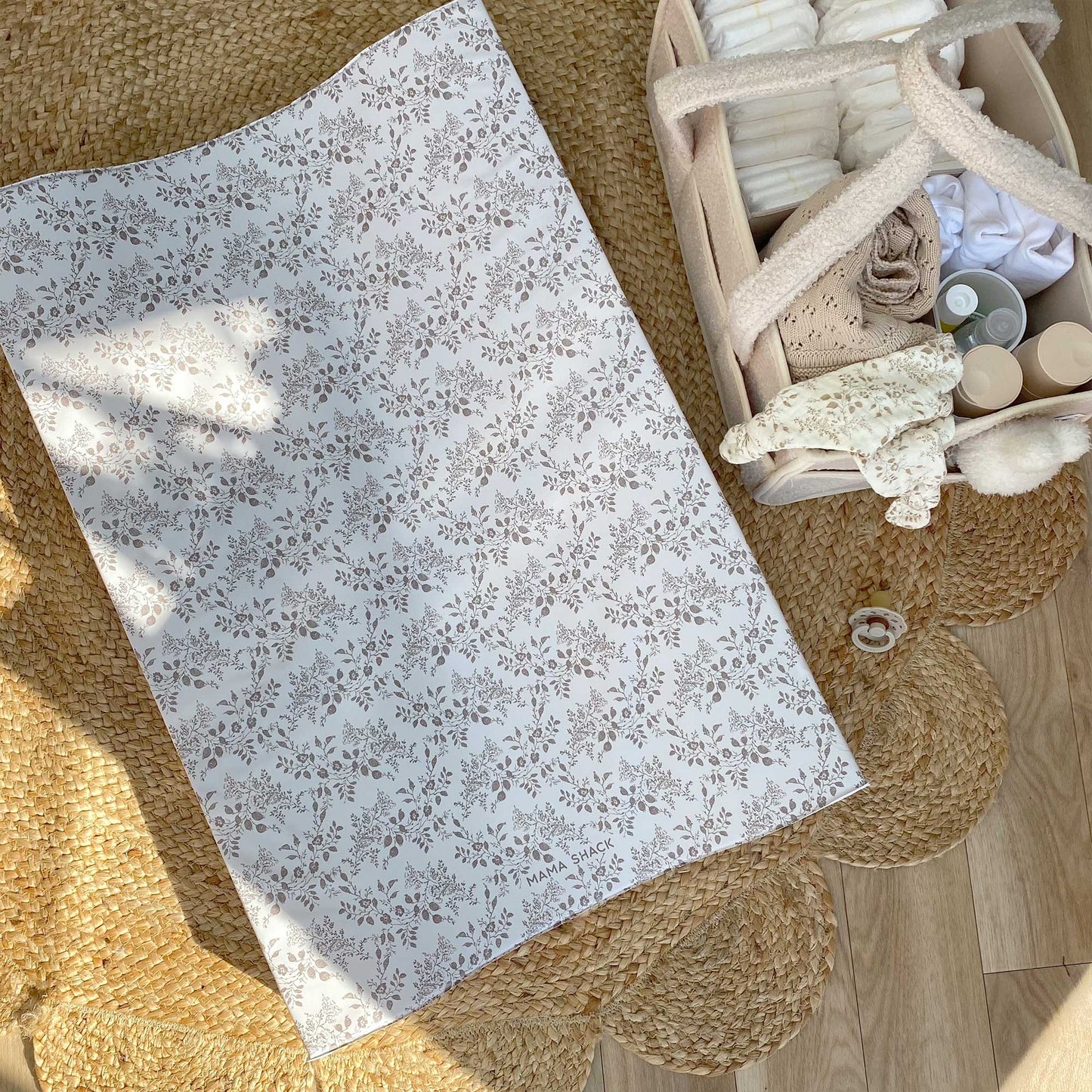 Anti Roll Changing Mat - Vintage Floral