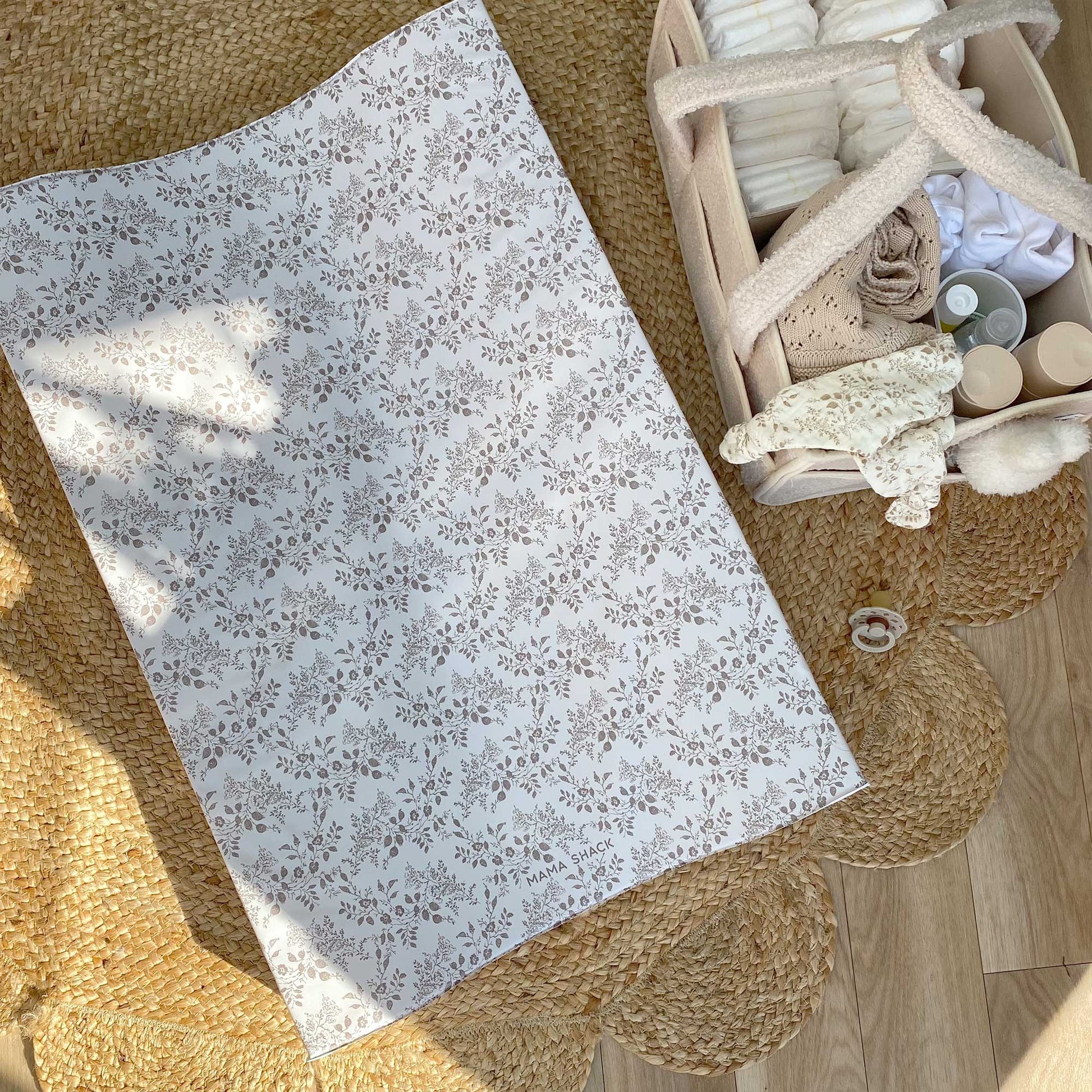 Anti Roll Changing Mat - Vintage Floral