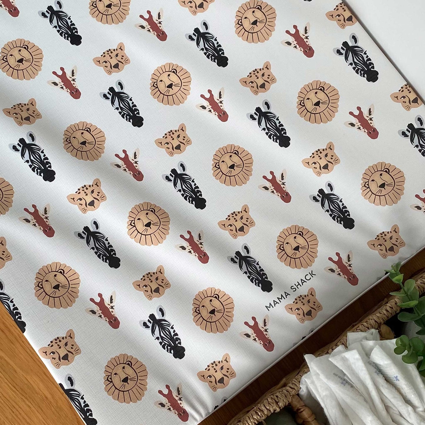 Anti Roll Changing Mat - Scandi Safari
