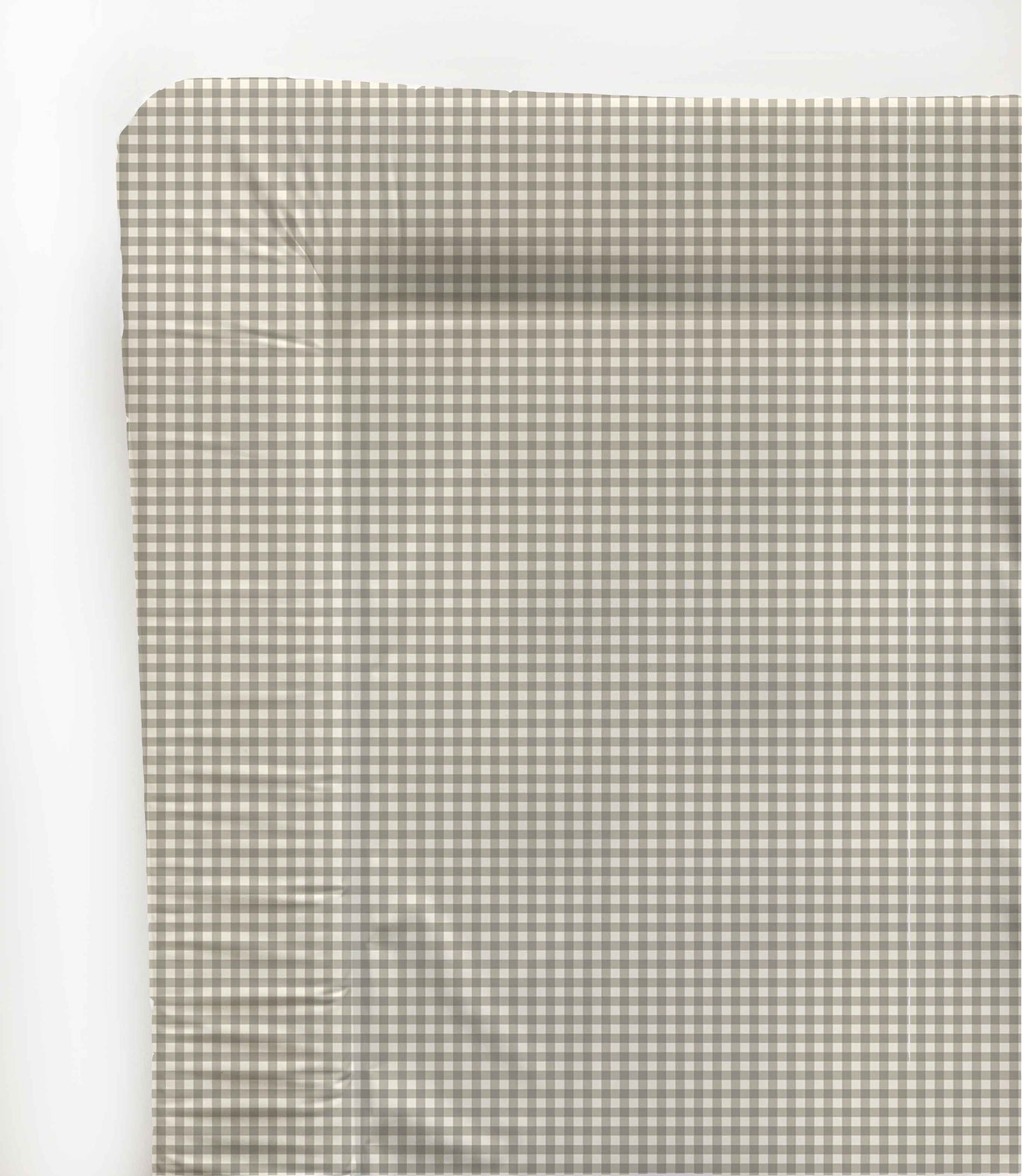 Changing Mat - Greige Gingham