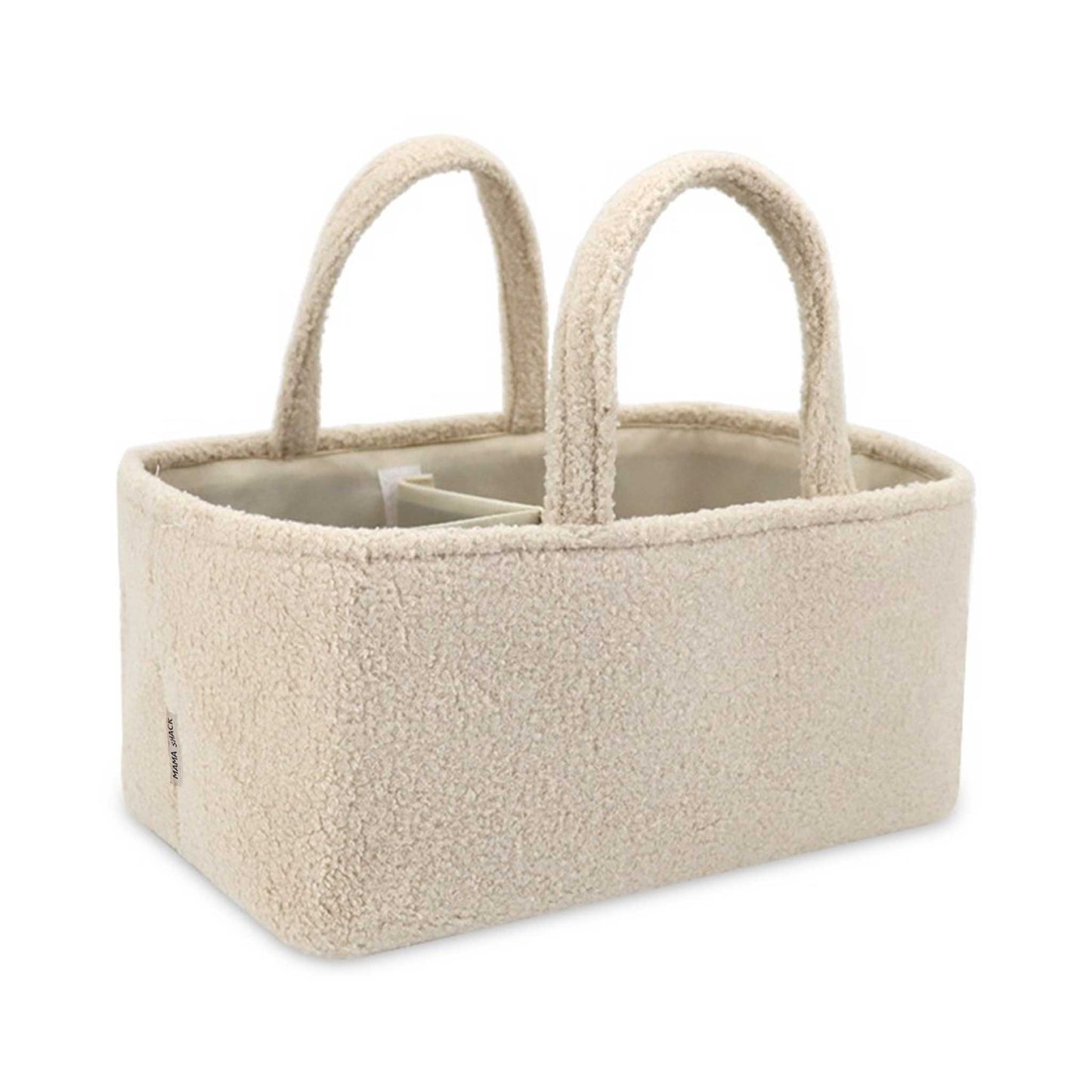 Nappy Caddy - Teddy Fleece - Ivory