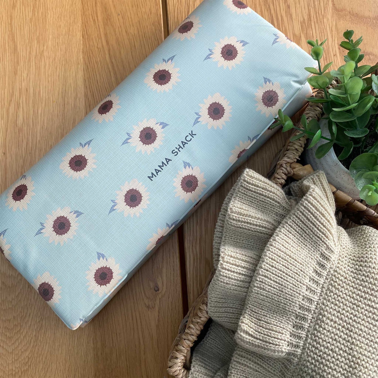 Travel Changing Mat - Sunflower