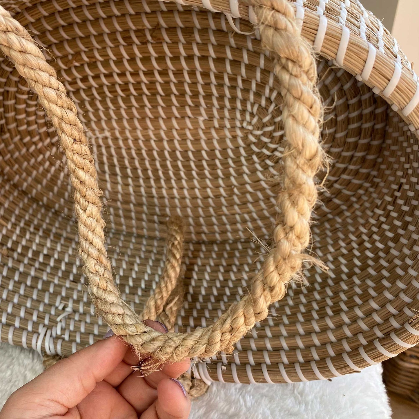 Storage Basket - Seagrass - Manufacturing Fault