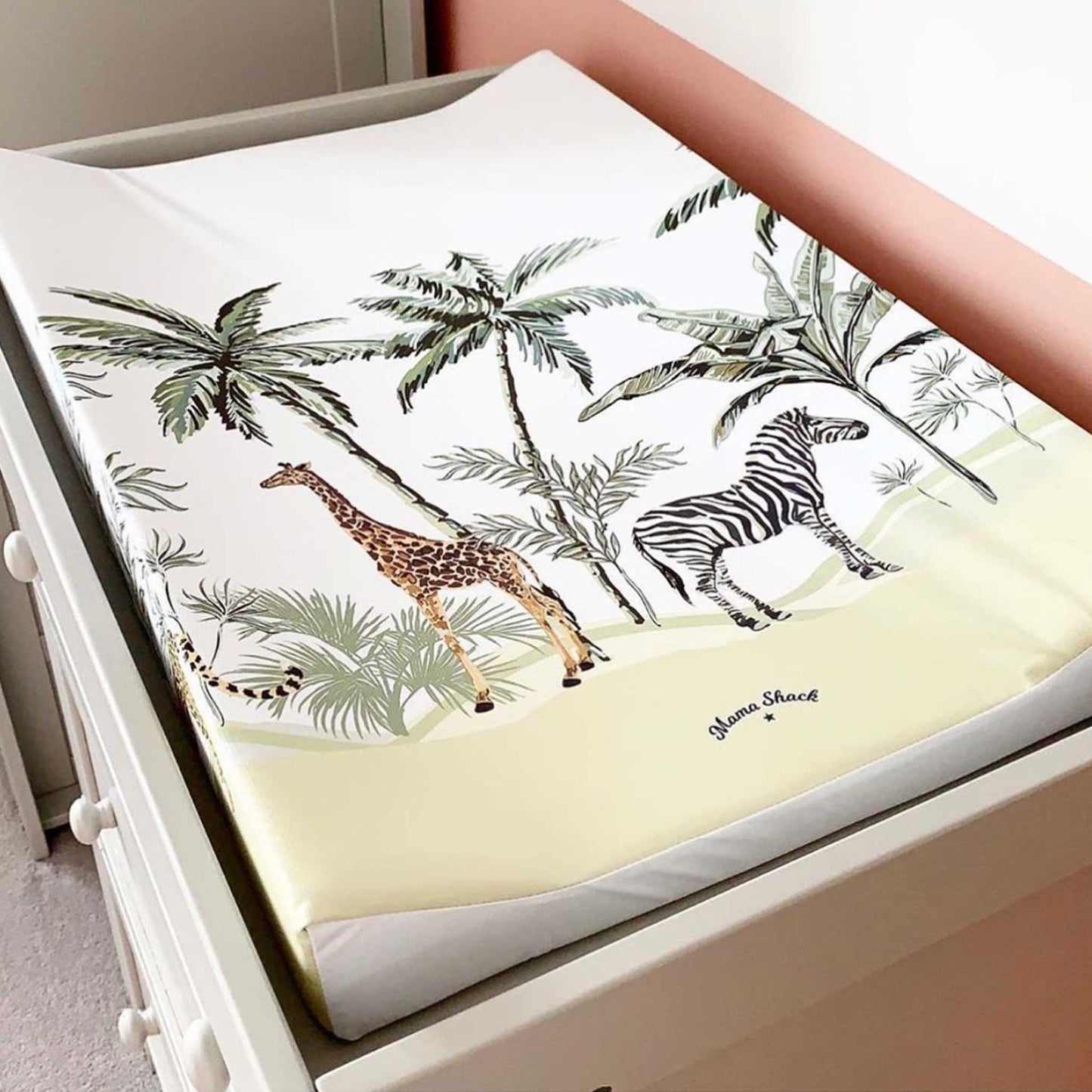 Anti Roll Changing Mat Palms & Safari