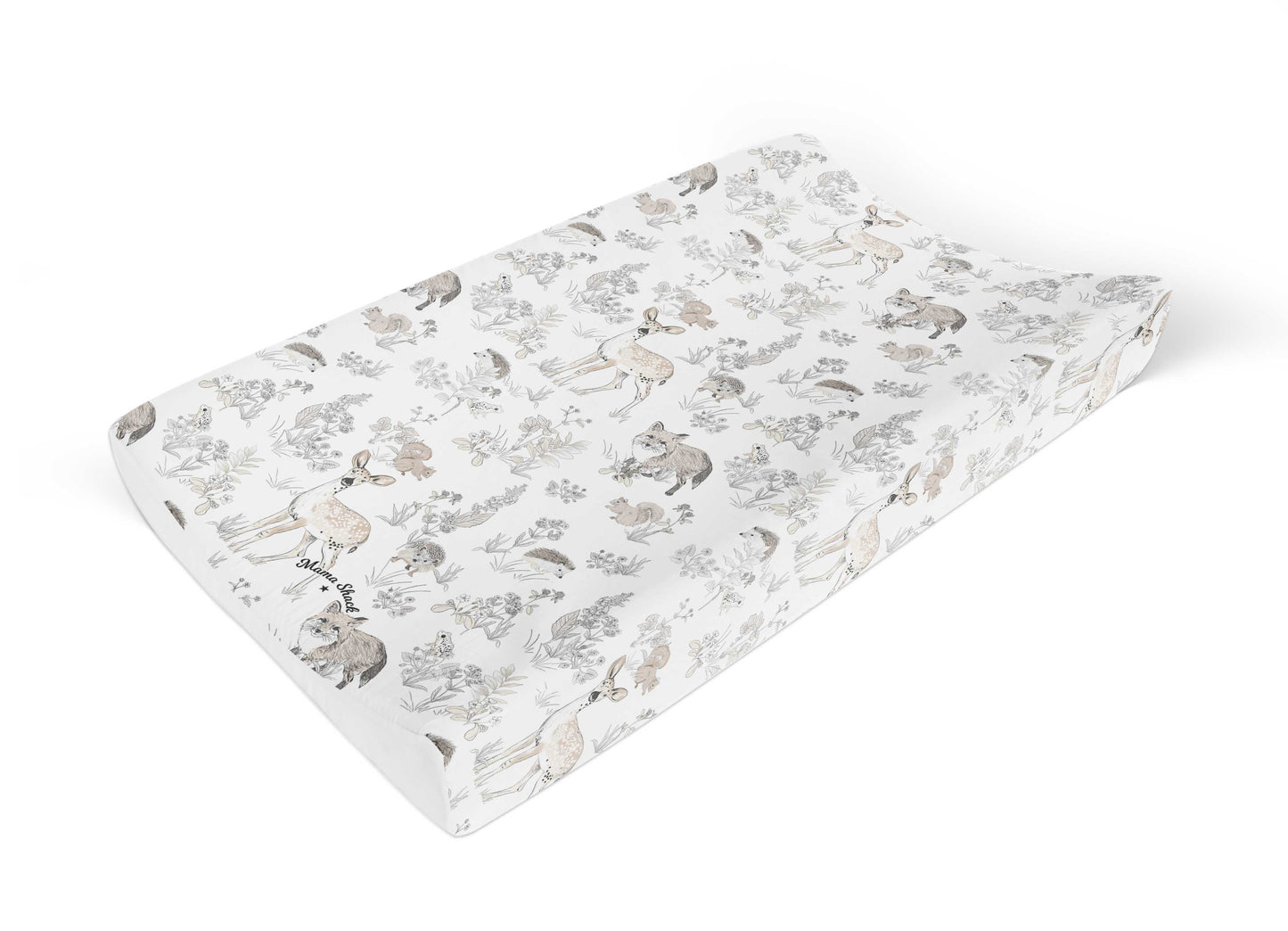 Anti Roll Changing Mat Woodland