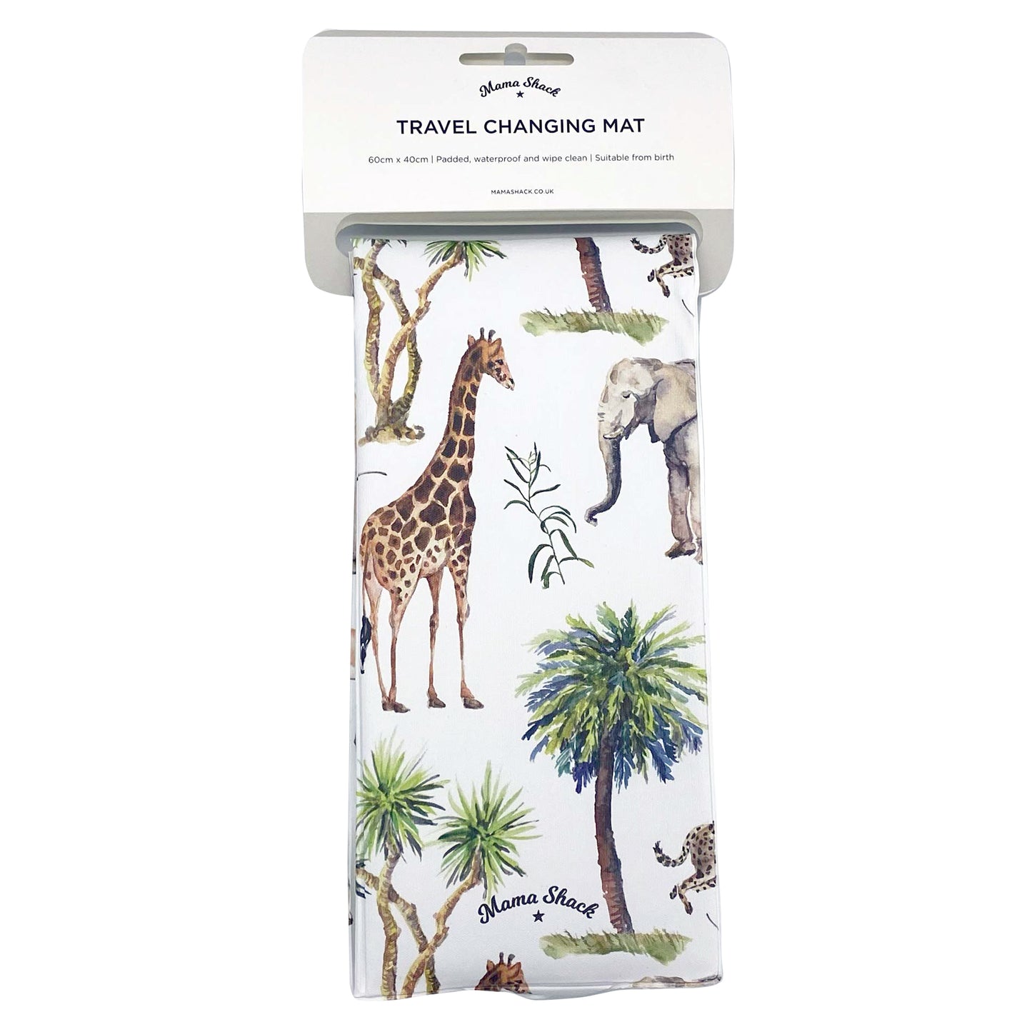 Foldable Travel Changing Mat - Wild Safari