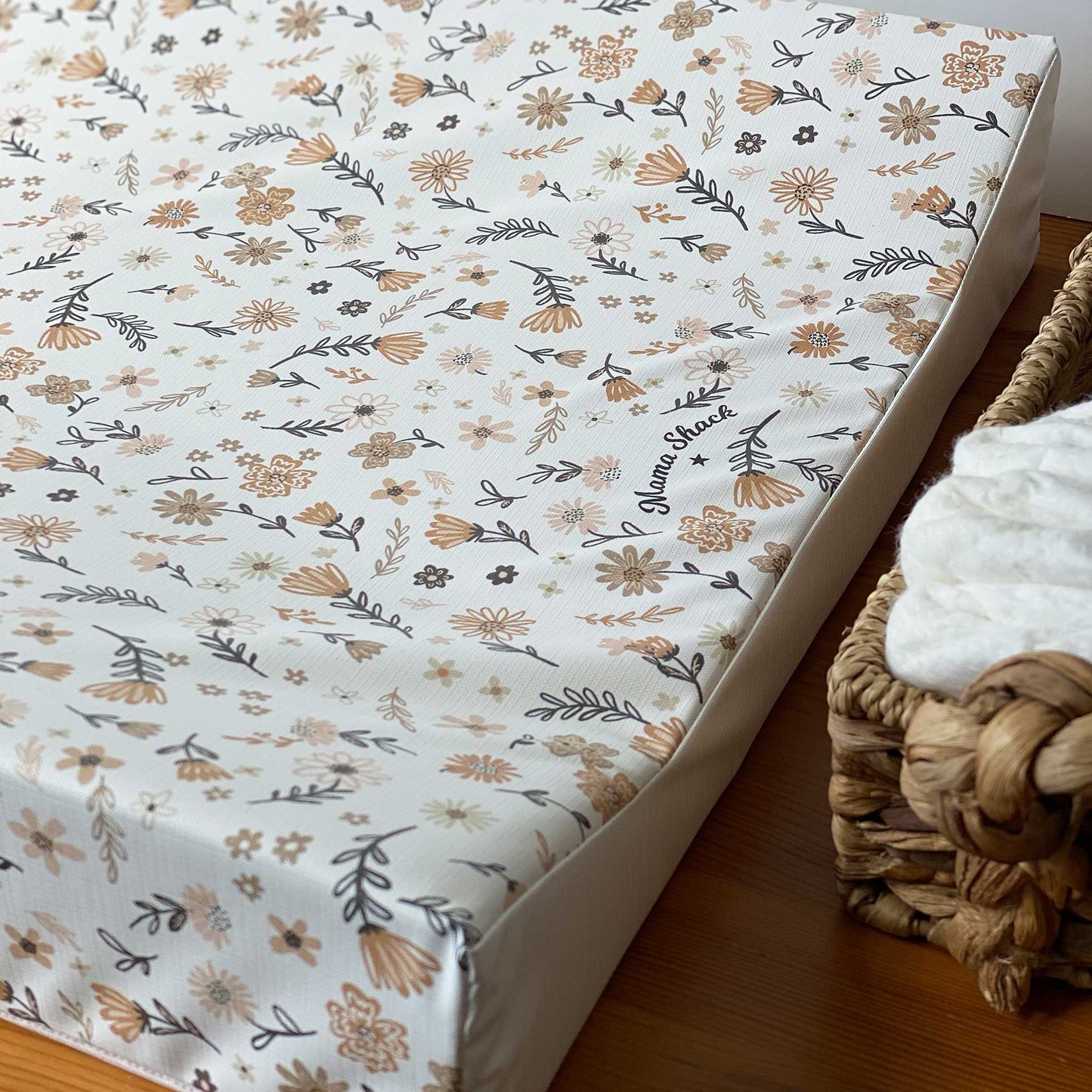Anti Roll Changing Mat - Scandi Floral