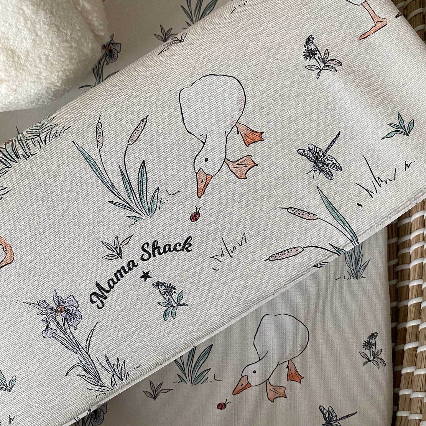 Travel Changing Mat - Goose & the Lady Bird