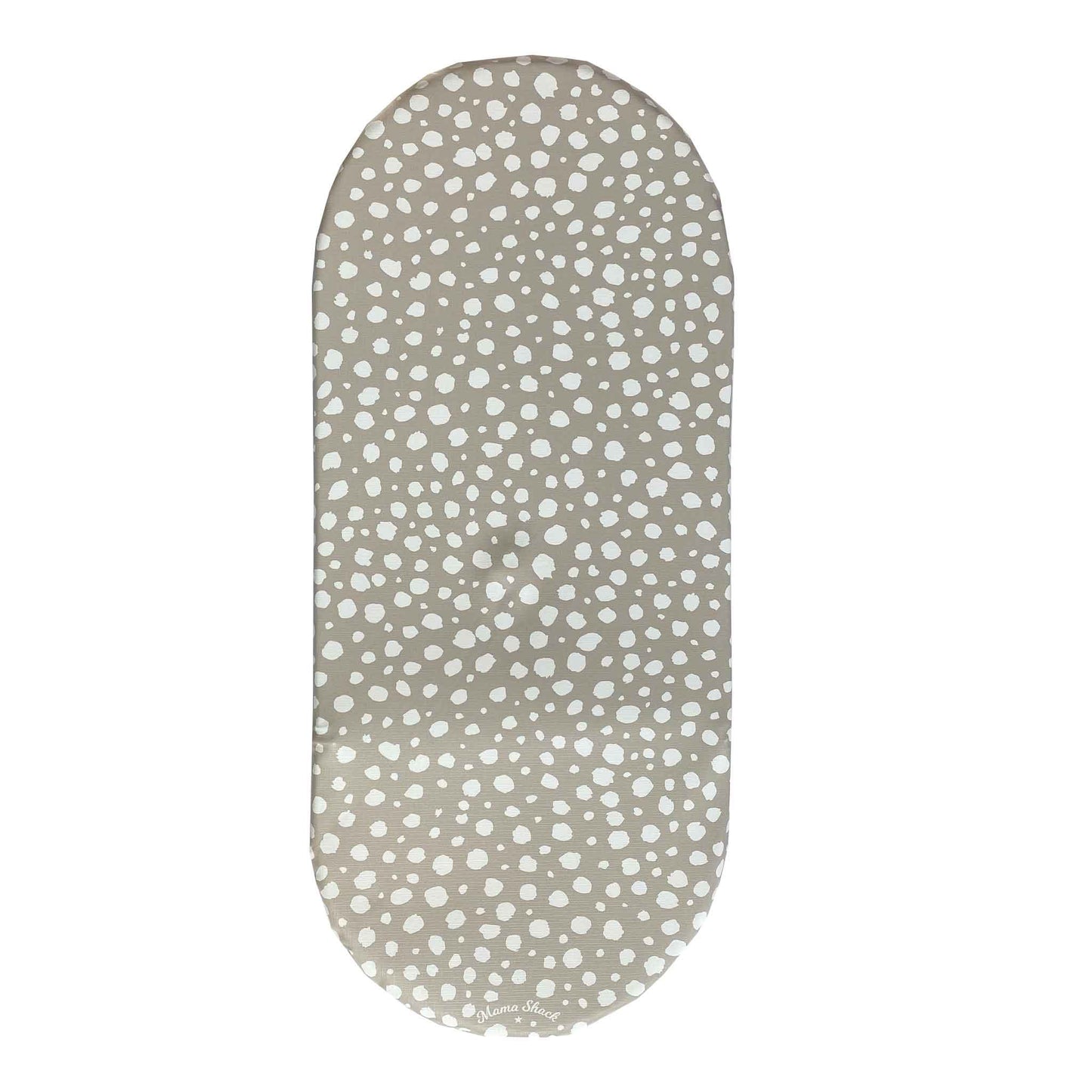 Changing Basket Mat Liner - Taupe Spotty