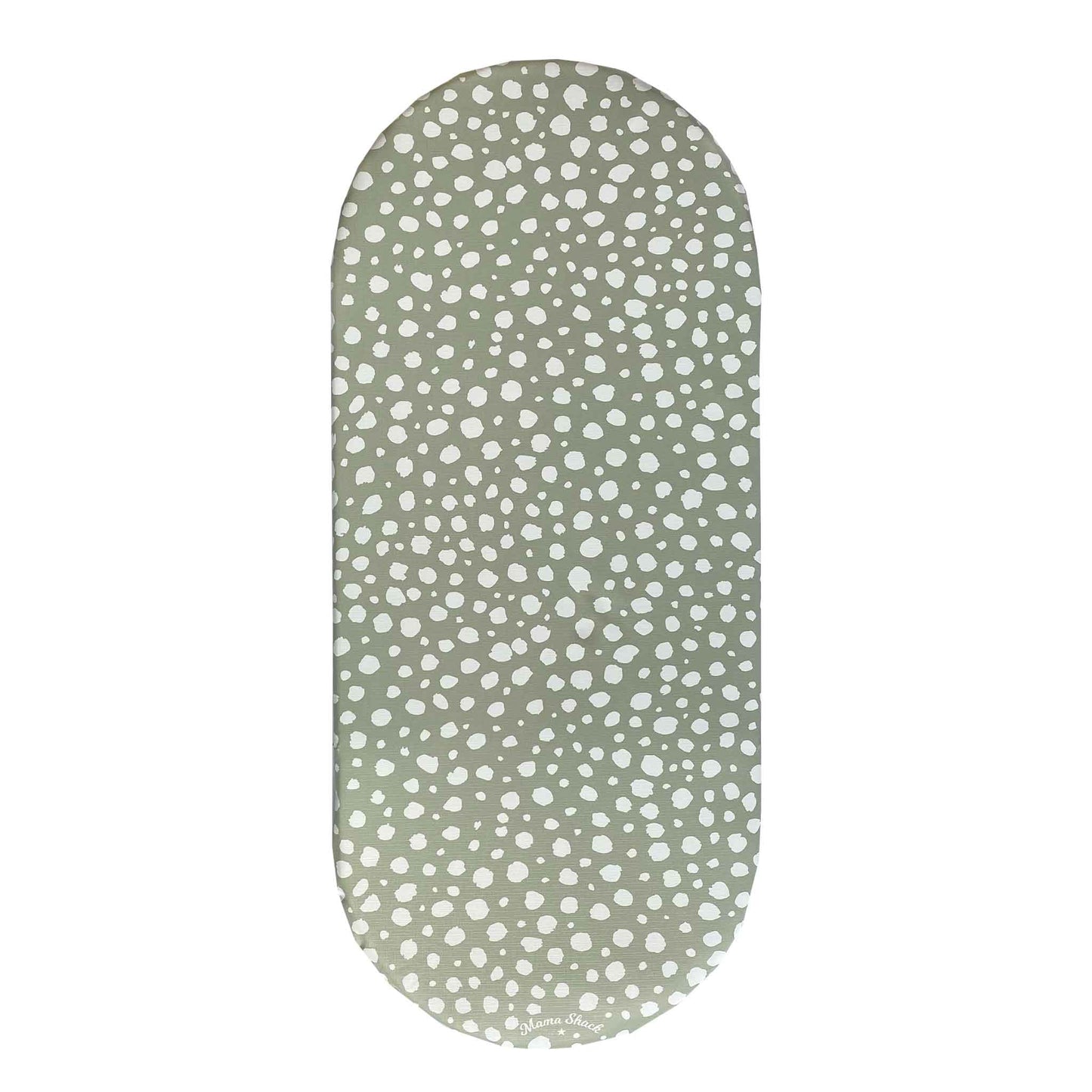 Changing Basket Mat Liner - Sage Spotty Mama Shack