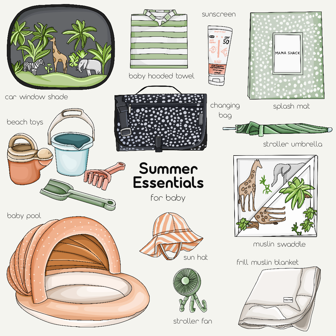 summer essentials for newborns and baby's