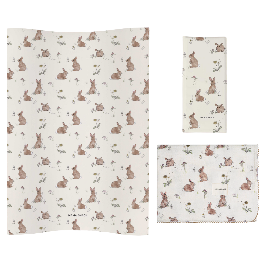 Home & Travel Baby Changing Bundle – Bunnies