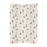 changing mat by mama shack with a bunny print