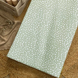 Anti Roll Wedge Changing Mat - Sage Spotty