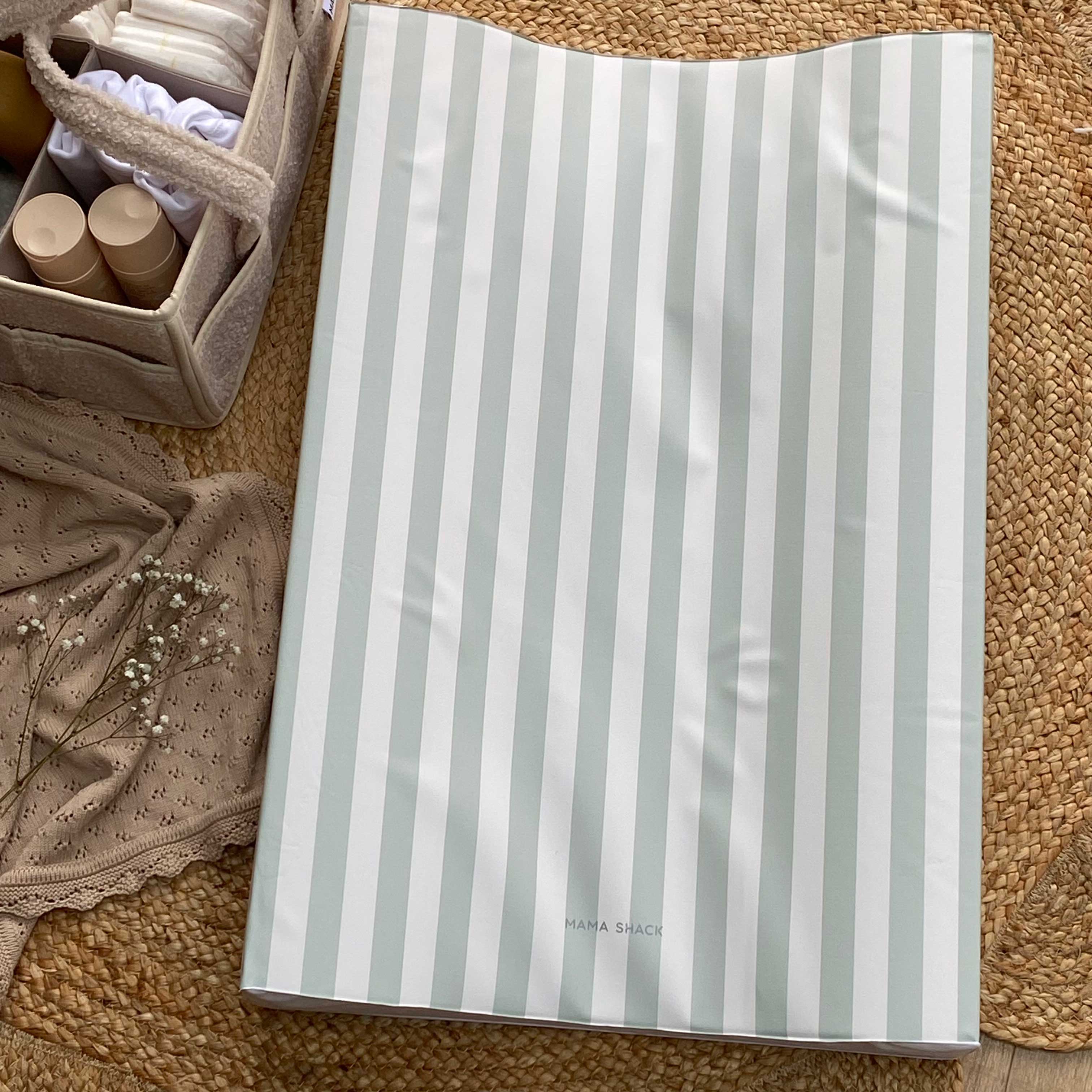 Everyday Changing Essentials – Sage Candy Stripe