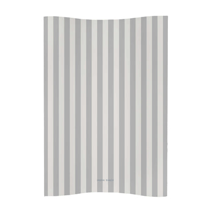 Anti Roll Changing Mat - Greige Stripe