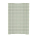Anti Roll Changing Mat - Sage Green Gingham