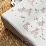 Anti Roll Wedge Changing Mat - Vintage Bear