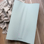 Anti Roll Changing Mat - Sage Green Gingham