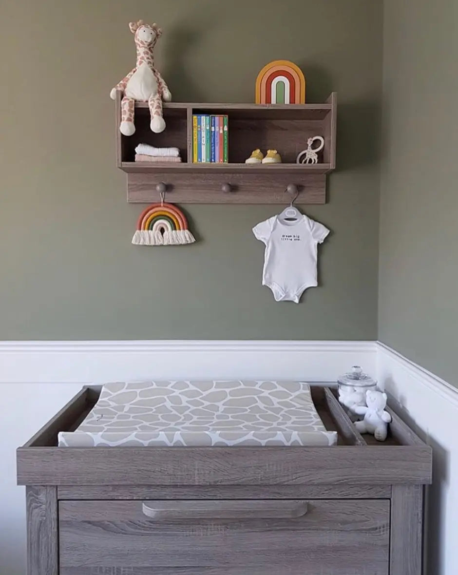 Anti Roll Changing Mat Giraffe Print