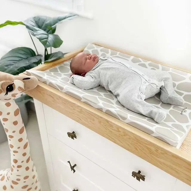Anti Roll Changing Mat Giraffe Print