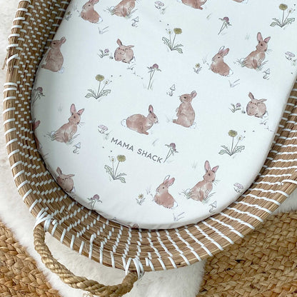 Changing Basket Mat Liner - Bunnies