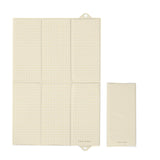 Foldable Travel Changing Mat - Butter Yellow Gingham