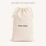 Nappy Caddy with Pockets - Teddy Fleece - Sage