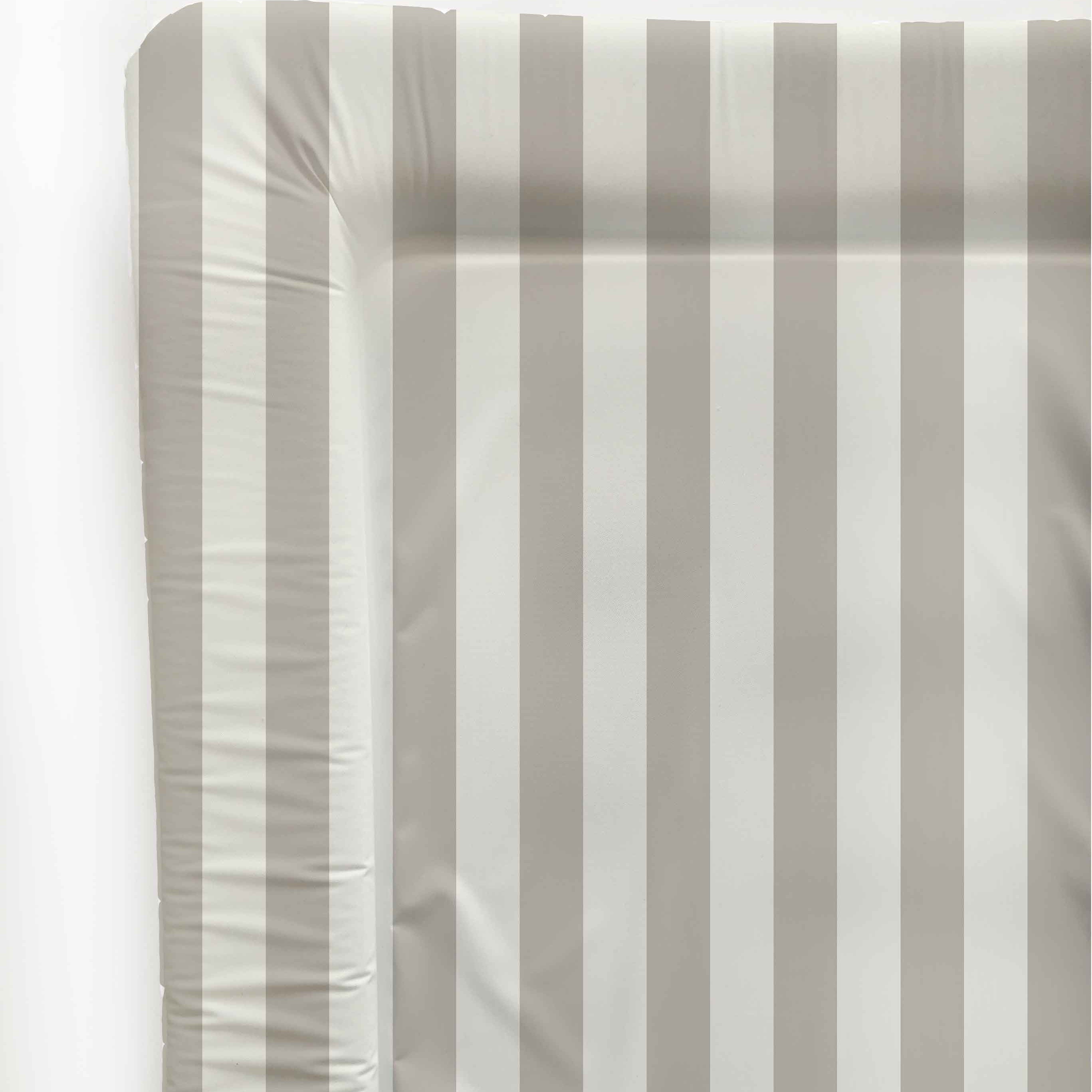 Changing Mat - Greige Stripe