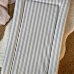 Changing Mat - Greige Stripe