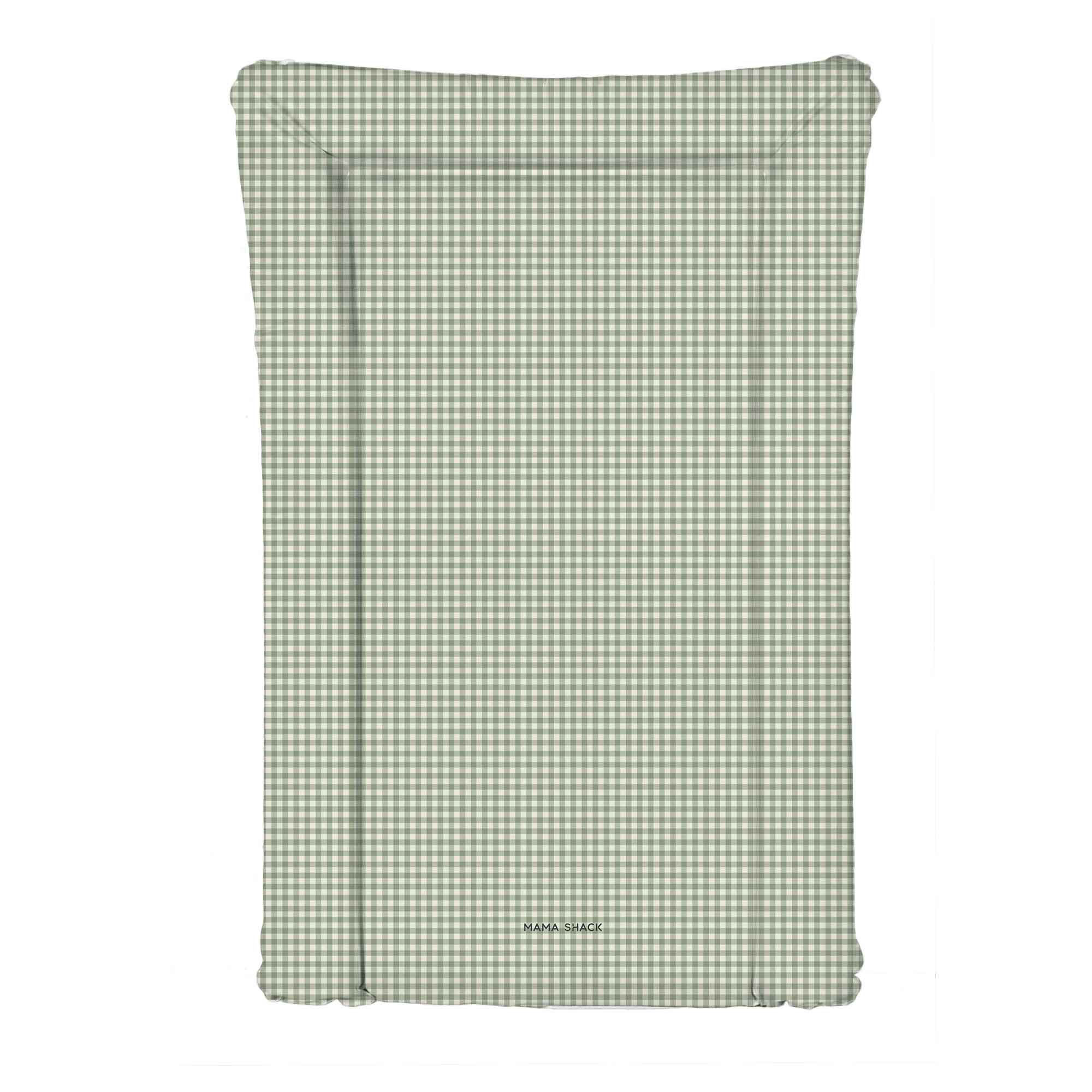 Changing Mat - Sage Green Gingham