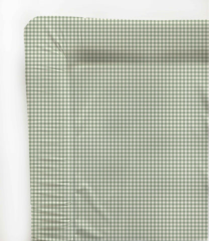 Changing Mat - Sage Green Gingham
