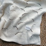 Fable Knit Baby Blanket – Milk