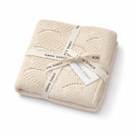 Fable Knit Baby Blanket – Milk