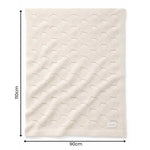 Fable Knit Baby Blanket – Milk