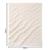 Fable Knit Baby Blanket – Milk