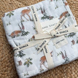 Muslin Swaddle Blanket - Fawn & Fox Glove