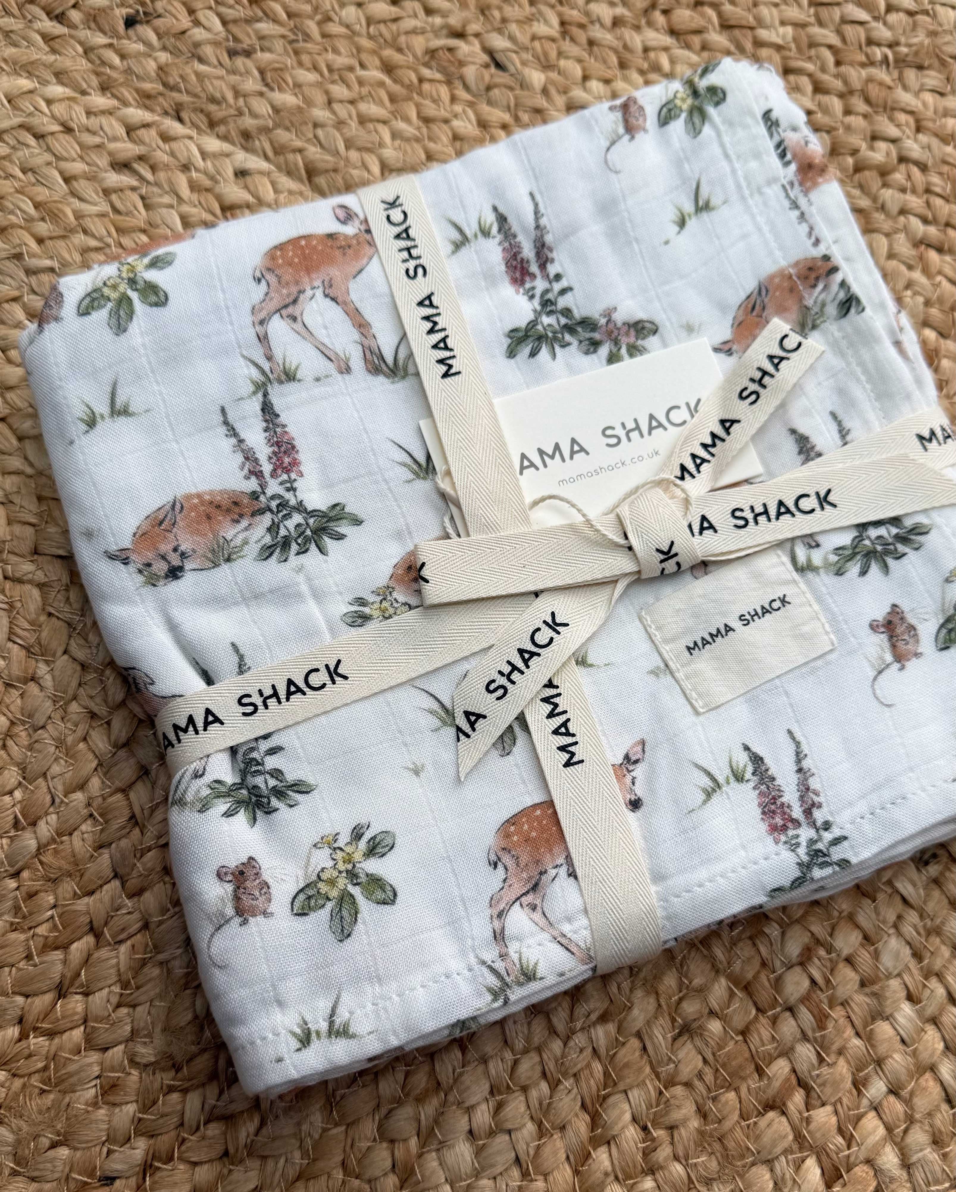 Muslin Swaddle Blanket - Fawn & Fox Glove