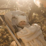 Muslin Sherpa Fleece Baby Blanket - Vintage Floral