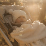 Muslin Sherpa Fleece Baby Blanket - Vintage Floral