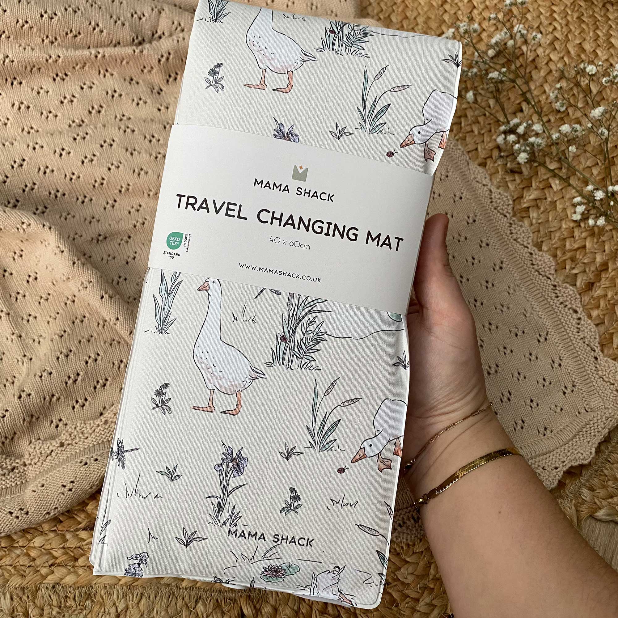 Foldable Travel Changing Mat - Goose & The Lady Bird