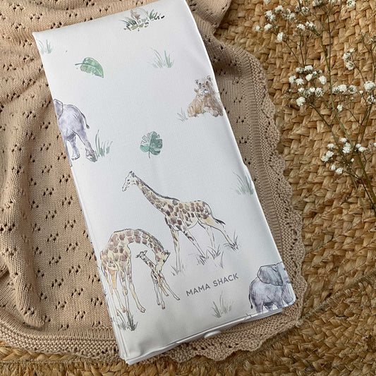 Foldable Travel Changing Mat - Sweet Safari