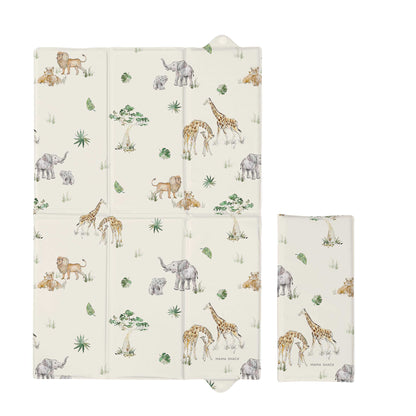 Foldable Travel Changing Mat - Sweet Safari