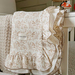 Frill Muslin Blanket - Vintage Floral