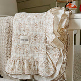 Frill Muslin Blanket - Vintage Floral