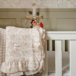 Frill Muslin Blanket - Vintage Floral