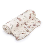 Frill Muslin Blanket - Bunnies