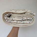 Muslin Sherpa Fleece Baby Blanket - Goose & the Ladybird